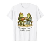 It’s A Good Day To Read A Book - Reading Frog Camiseta