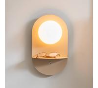IT´S ABOUT ROMI IT'S ABOUT ROMI aplique de pared Tokyo, beige, enchufe, repisa
