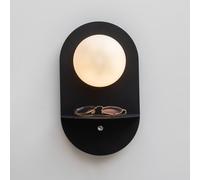 IT´S ABOUT ROMI IT'S ABOUT ROMI aplique de pared Tokyo, negra, enchufe, repisa