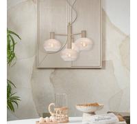 IT´S ABOUT ROMI IT'S ABOUT ROMI Lámpara colgante Bolonia, blanco lechoso, versión de 4 luces