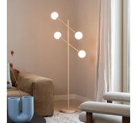 IT´S ABOUT ROMI IT'S ABOUT ROMI Lámpara de pie Copenhagen, beige, cristal, giratoria