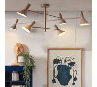 IT´S ABOUT ROMI IT'S ABOUT ROMI Lámpara de techo Izmir, arena, 6 luces