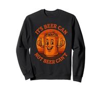 It’s Beer Can Not Beer Can’t Retro Vintage Drinking Humor Sudadera