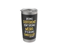 It’s Being Unique! Graphic Saying Vaso térmico de acero inoxidable de doble pared