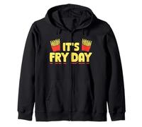 It’s Fry Day Funny French Fries Design Sudadera con Capucha