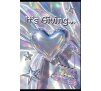 It’s Giving Aesthetic Style Notebook - Lined 96 Pages: Journal with Holographic Fashion-Inspired Cover for Writing, Notes, Ideas, and Daily Reflections