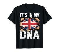 It’s In My DNA British Roots UK Flag Heritage United Kingdom Camiseta