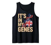 It’s In My Genes British Roots UK United Kingdom Flag Camiseta sin Mangas