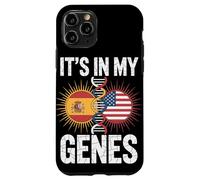 It’s In My Genes Spain USA Flag Spanish Roots American Carcasa para iPhone 11 Pro
