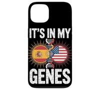It’s In My Genes Spain USA Flag Spanish Roots American Carcasa para iPhone 13