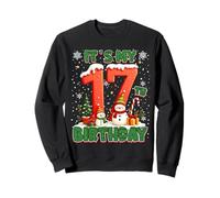 It’s My 17th Birthday Christmas Snowman 17 Year Old Xmas Sudadera