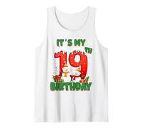 It’s My 19th Birthday Christmas Snowman 19 Year Old Xmas Camiseta sin Mangas