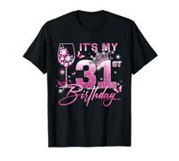 It’s My 31st Birthday Pink 31 Years Old Birthday Queen Camiseta