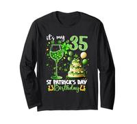 It’s My 35th Birthday St. Patrick’s Day 35 Years Old Party Manga Larga