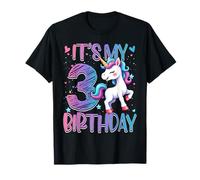 It’s My 3rd Birthday Unicorn Outfit for 3 Year Old Girls Camiseta