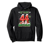 It’s My 44th Birthday Christmas Snowman 44 Year Old Xmas Sudadera con Capucha