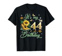It’s My 44th Birthday Pink 44 Years Old Birthday Queen Party Camiseta