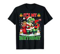 It’s My 5th Birthday Christmas Dinosaur 5 Year Old Kids Camiseta