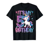It’s My 5th Birthday Unicorn Outfit for 5 Year Old Girls Camiseta