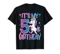 It’s My 5th Birthday Unicorn Outfit for 5 Year Old Girls Camiseta