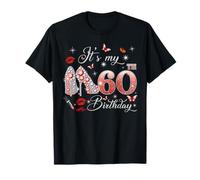 It’s My 60th Birthday Pink 60 Years Old Birthday Queen Party Camiseta