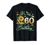 It’s My 60th Birthday Pink 60 Years Old Birthday Queen Party Camiseta