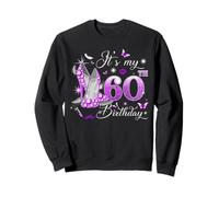 It’s My 60th Birthday Pink 60 Years Old Birthday Queen Party Sudadera