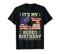 It’s My 65th Rodeo Birthday Western Rodeo Cowboy Matching Camiseta