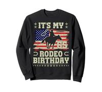 It’s My 65th Rodeo Birthday Western Rodeo Cowboy Matching Sudadera