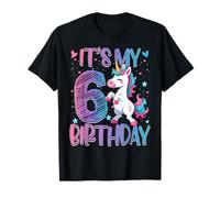 It’s My 6th Birthday Unicorn Outfit for 6 Year Old Girls Camiseta