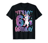 It’s My 6th Birthday Unicorn Outfit for 6 Year Old Girls Camiseta