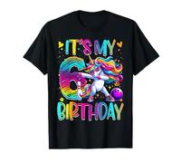 It’s My 6th Birthday Unicorn Outfit for 6 Year Old Girls Camiseta