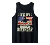 It’s My 73rd Rodeo Birthday Western Rodeo Cowboy Matching Camiseta sin Mangas