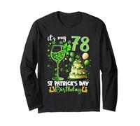 It’s My 78th Birthday St. Patrick’s Day 78 Years Old Party Manga Larga