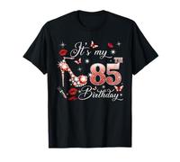 It’s My 85th Birthday Pink 85 Years Old Birthday Queen Party Camiseta