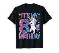 It’s My 8th Birthday Unicorn Outfit for 8 Year Old Girls Camiseta