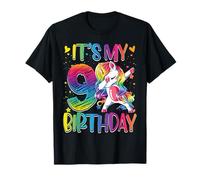 It’s My 9th Birthday Unicorn Outfit for 9 Year Old Girls Camiseta