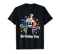 It s My Birthday Party Sonrisa Cara Divertido Lindo Cumpleaños Chico Camiseta