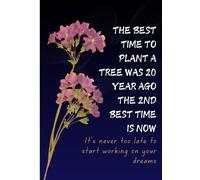 It’s never too late to start working on your dreams: Journal for self growth, gifts
