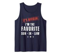 It’s Official I’m The Favorite Son-in-Law | Funny Family Camiseta sin Mangas