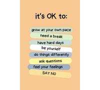 It’s OK to SAY NO - Quaderno Motivazionale Minimal per Appunti 6x9: 100 pagine a righe per pensieri, appunti e sfoghi - Perfetto per lavoro, ufficio e università