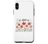 It’s Okay To Floral Mental Health Positive Affirmations Carcasa para iPhone XS MAX