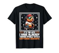It’s Too Late I’m Already a Capybara Funny Animal Camiseta
