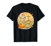 It’s Well with My Soul Fall Christian Watercolor Camiseta
