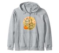 It’s Well with My Soul Fall Christian Watercolor Sudadera con Capucha