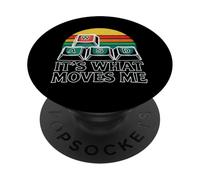 It’s What Moves Me Funny Gaming Vintage WASD PC Gamer PopSockets PopGrip Adhesivo