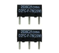 IT-Services Irro 2X D2FC-F-7N (20M) Kit de Reparación de Microinterruptor/Kit de Reparación apropiado para Mouse de computadora de Logitech, Razer, Roccat, SteelSeries y Otros