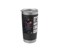 IT Support Sysadmin It's Always A DNS Issue Vaso térmico de acero inoxidable de doble pared