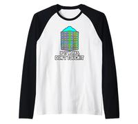 IT Sysadmin Tech Support If It Works Don't Touch It Camiseta Manga Raglan
