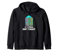 IT Sysadmin Tech Support If It Works Don't Touch It Sudadera con Capucha